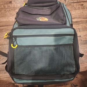 Bass Pro Shops Black and Green Backpack
